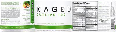 Outlive 100 Berry label