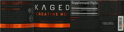 Creatine HCl label