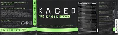 Pre-Kaged Stim-Free Cherry Bomb label