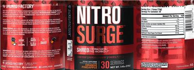 Nitrosurge Shred Orange Pineapple label