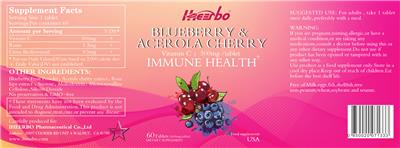 Blueberry & Acerola Cherry label