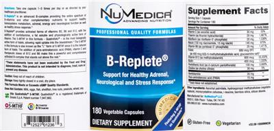 B-Replete label