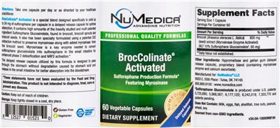 BrocColinate Activated label