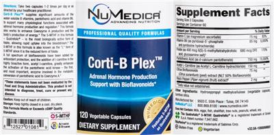 Corti-B Plex label