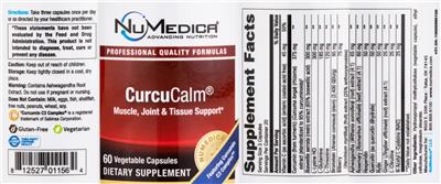 CurcuCalm label
