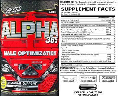 Alpha 365 label