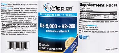 D3-5,000 + K2-200 label