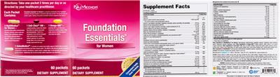 Foundation Essentials for Women Multimedica for Women label