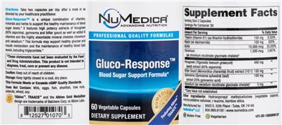 Gluco-Response label