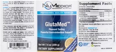 GlutaMed label