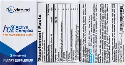 hc3 trim Active Complex label