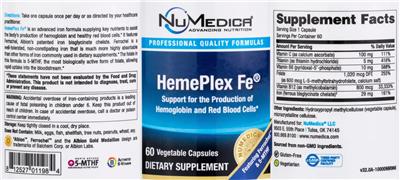 HemePlex Fe label