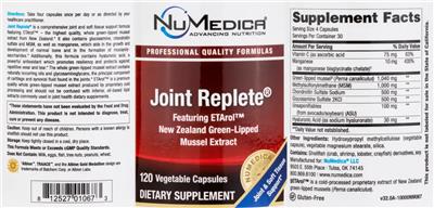Joint Replete label