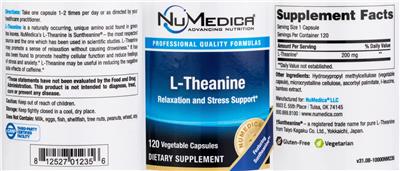 L-Theanine label