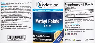 Methyl Folate label