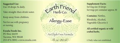 Allergy-Ease label