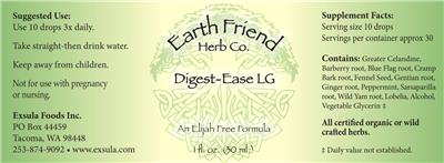 Digest-Ease LG label
