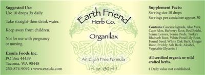 Organilax label