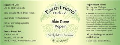 Skin Bone Repair label