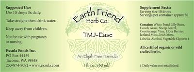 TMJ-Ease label