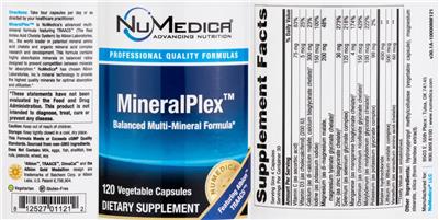 MineralPlex label