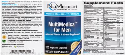 MultiMedica for Men label