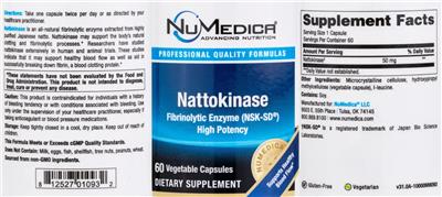 Nattokinase label
