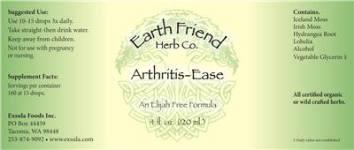 Arthritis-Ease label