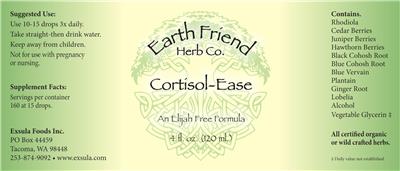 Cortisol Ease label