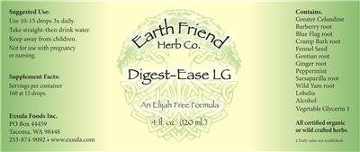 Digest-Ease LG label