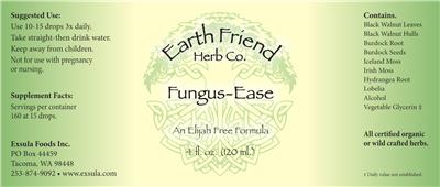Fungus-Ease label
