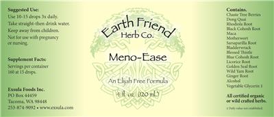 Meno-Ease label