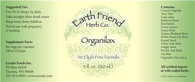 Organilax label