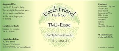TMJ-Ease label