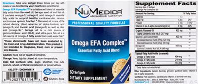 Omega EFA Complex label