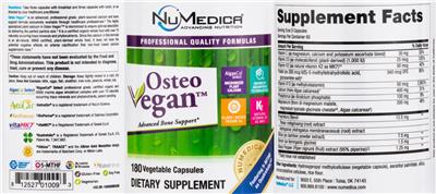 Osteo Vegan label