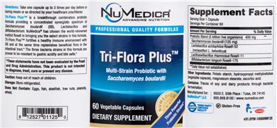 Tri-Flora Plus label