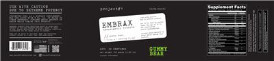 Embra X Gummy Bear label