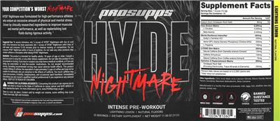 Hyde Nightmare Lightning Lemon label
