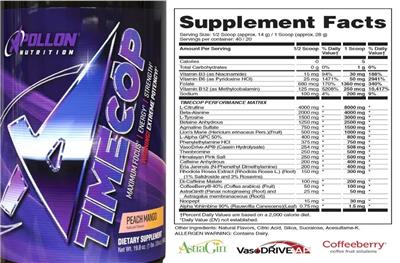 Timecop Peach Mango label