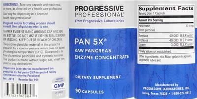 Pan 5X label