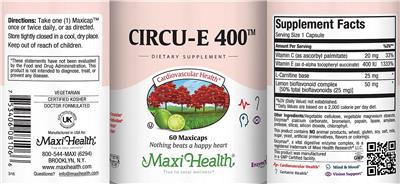 Circu-E 400 label