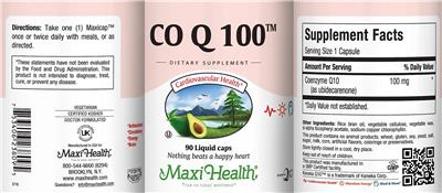 Co Q 100 label