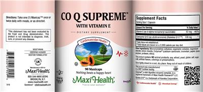 Co Q Supreme label
