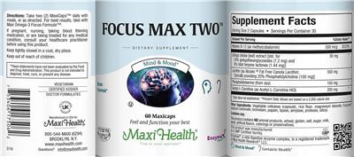 Focus Max Two label