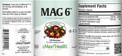 MAG 6 label