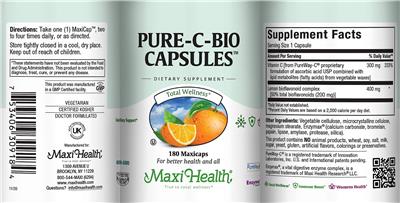 Pure-C-Bio Capsules label