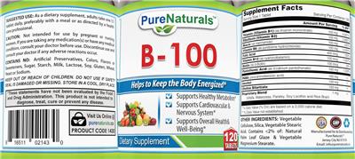 B-100 label