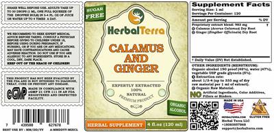 Calamus and Ginger label