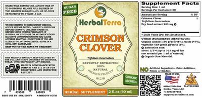 Crimson Clover label